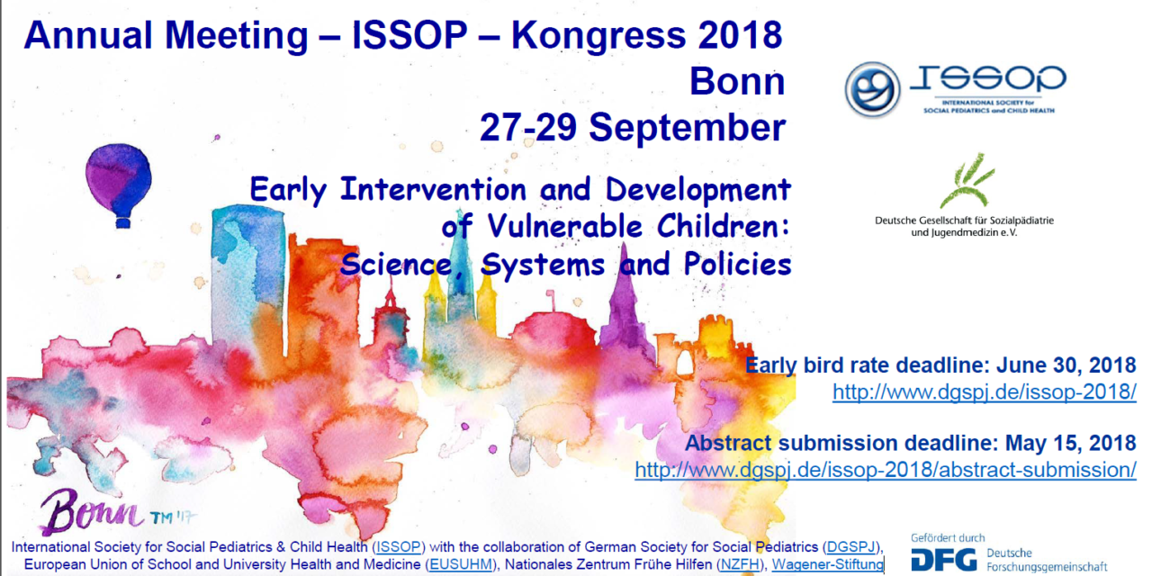 ISSOP 2018 – Flyer with preliminary program – 27-29th Sept, Bonn