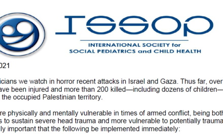 issop statement – protect children in israel & gaza